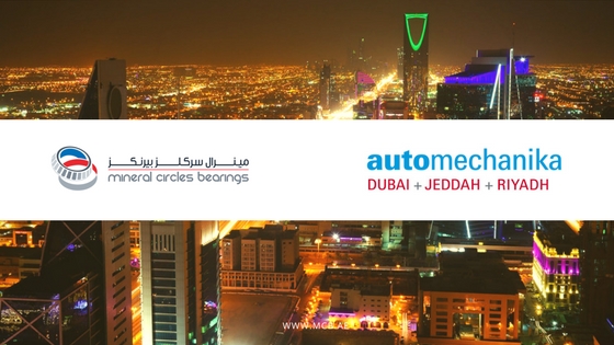 Mineral Circles Bearings at Automechanika Riyadh 2018